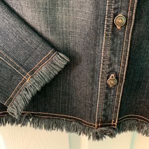 Chico’s Super Chic Washed Out Blue Denim Jacket